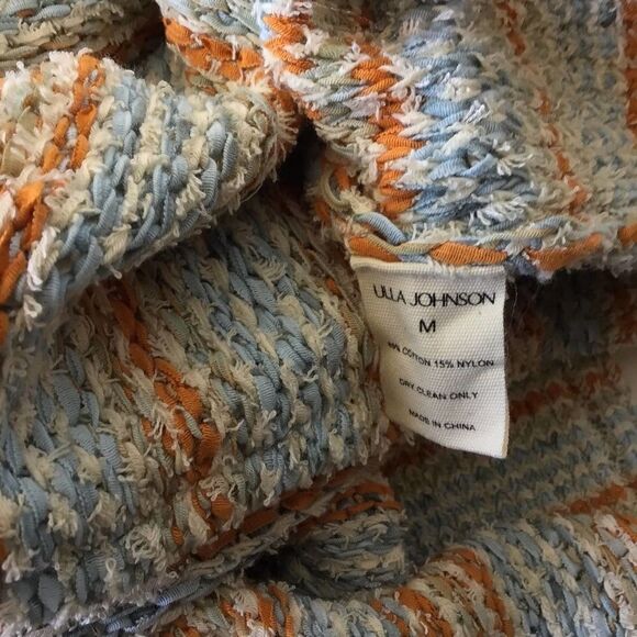 Ulla Johnson Arquette Fringed Striped Cotton-Blend Pullover Sweater in Bergamot - Picture 16 of 16